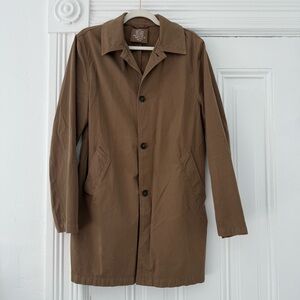 Classic Tan Trench Coat for Men